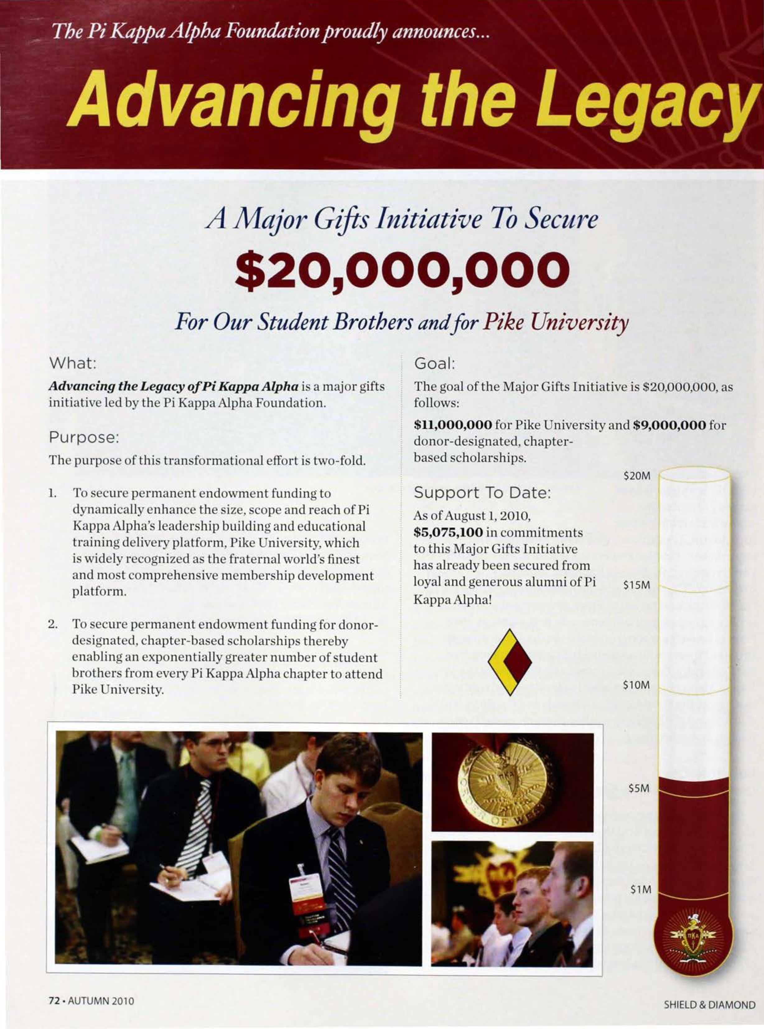 Advancing the Legacy of Pi Kappa Alpha